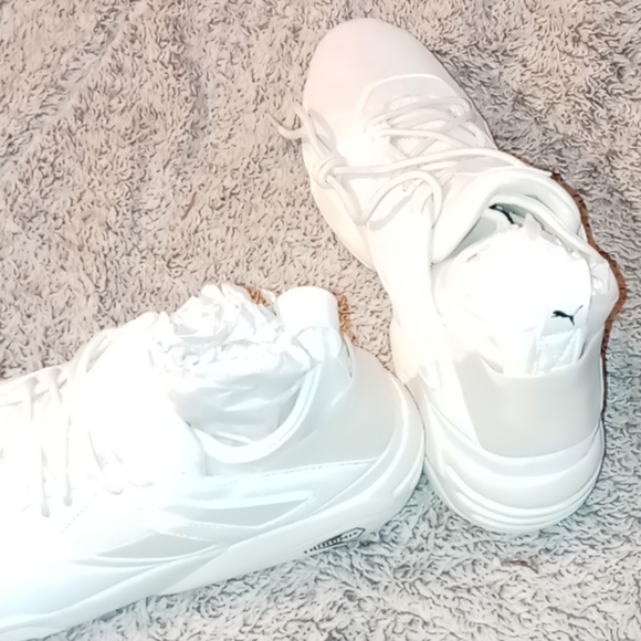 Puma BOG Sock, White, Cream, Mens 11.5 - Picture 2 of 6